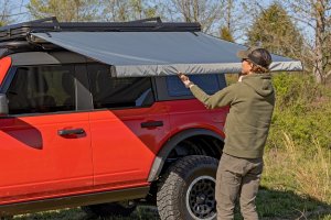 Retractable Roof Rack Awning - Rough Country - 6'6